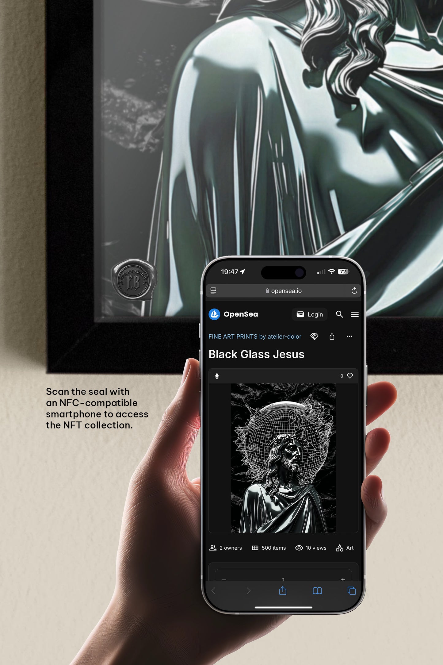 Black Glass Jesus (1 of 500)